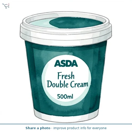 ASDA Fresh Double Cream 500ml