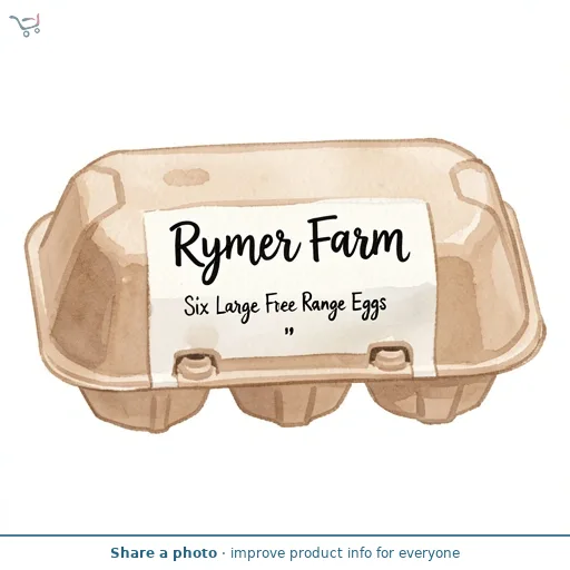 Rymer Farm Six Large Free Range Eggs