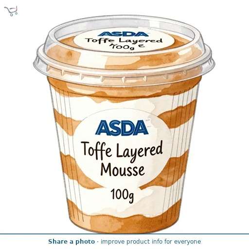 ASDA Toffee Layered Mousse 100g
