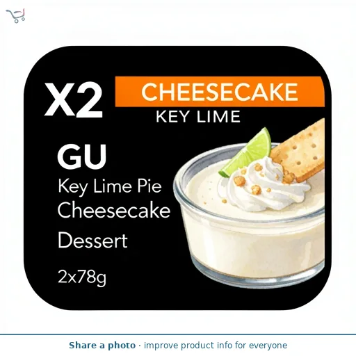 Gu Key Lime Pie Cheesecake Dessert (2x70g)