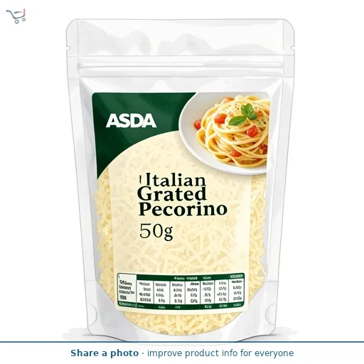 ASDA Italian Grated Pecorino 50g