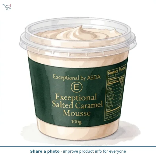 Exceptional by ASDA Salted Caramel Mousse 100g
