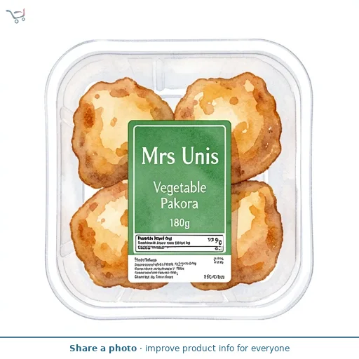 Mrs Unis Vegetable Pakora 180g