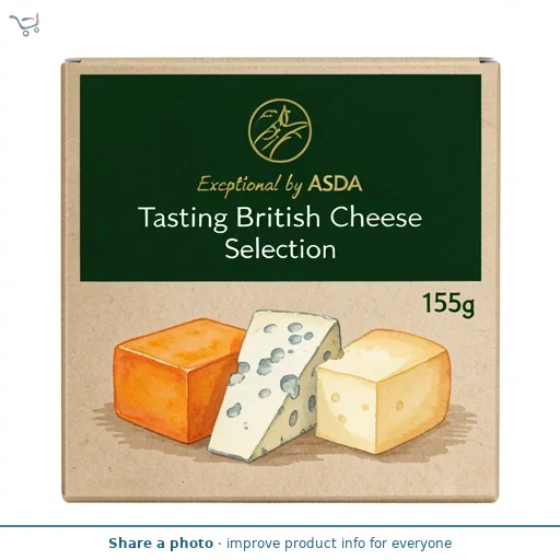 Exceptional by ASDA Tasting British Cheese Selection 155g