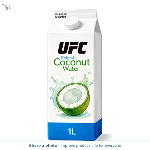 Ufc Refresh Coconut Water 1L