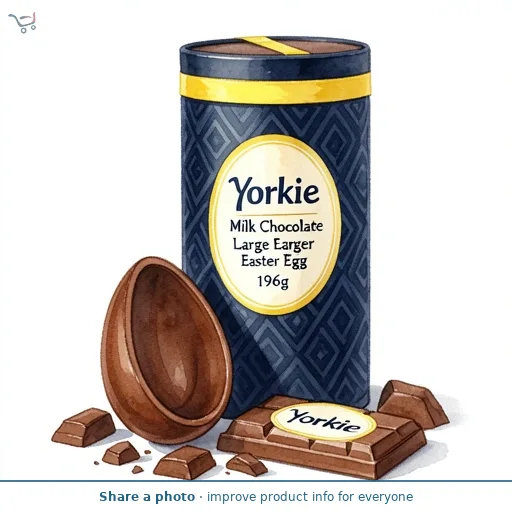 Yorkie Milk Chocolate Large Easter Egg 196g
