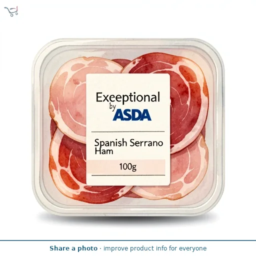 Exceptional by ASDA Spanish Serrano Ham 100g