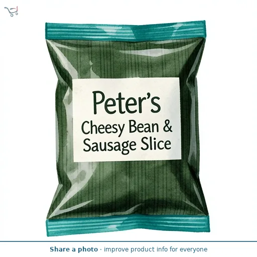 Peter's Cheesy Bean & Sausage Slice