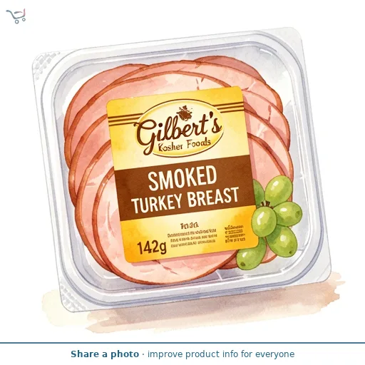 Gilbert's Kosher Foods Smoked Turkey Breast 142g