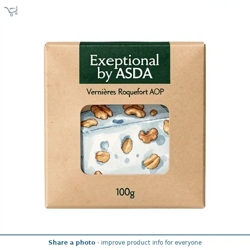 Exceptional by ASDA Vernières Roquefort AOP 100g
