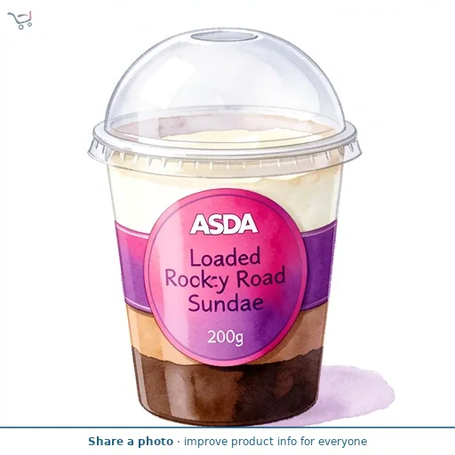 ASDA Loaded Rocky Road Sundae 200g