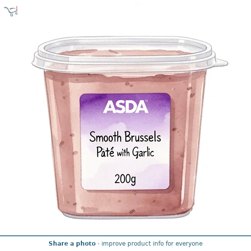 ASDA Smooth Brussels Pâté with Garlic 200g