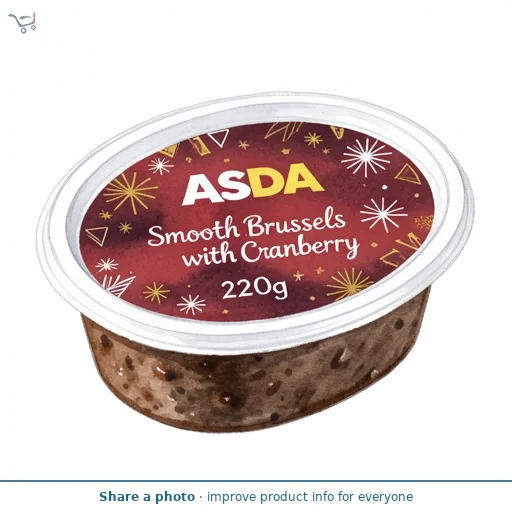ASDA Smooth Brussels Pâté with Cranberry 220g