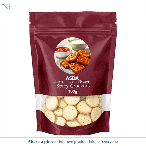 ASDA to Share Spicy Crackers 100g
