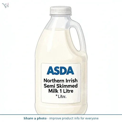 ASDA Northern Irish Semi Skimmed Milk 1 Litre