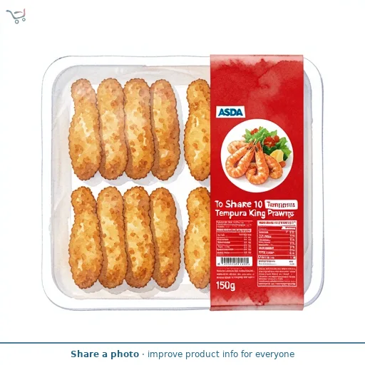 ASDA To Share 10 Tempura King Prawns 150g