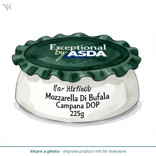 Exceptional by ASDA Mozzarella Di Bufala Campana DOP 225g