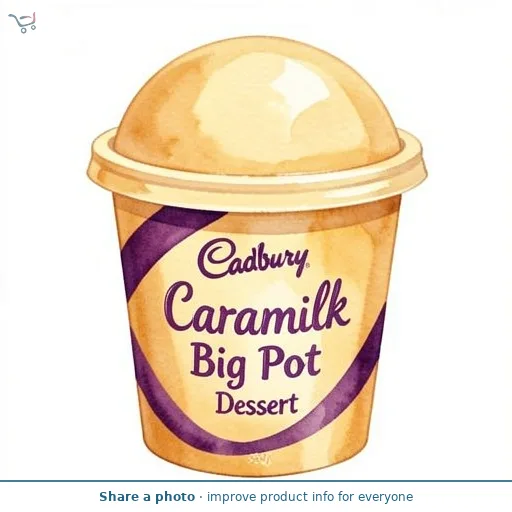 Cadbury Caramilk Big Pot Dessert 350g
