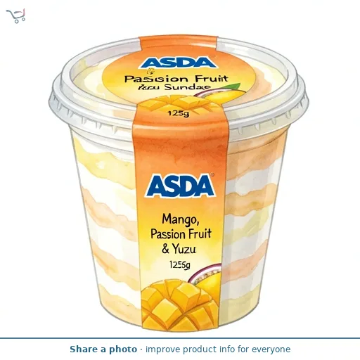 ASDA Mango, Passion Fruit & Yuzu Sundae 125g