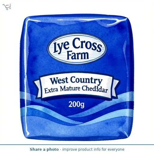 Lye Cross Farm West Country Extra Mature Cheddar 200g