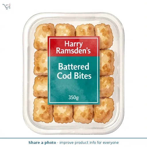 Harry Ramsden's Battered Cod Bites 350g