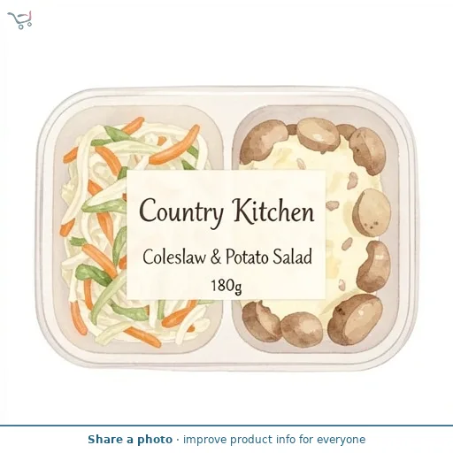 Country Kitchen Coleslaw & Potato Salad 180g