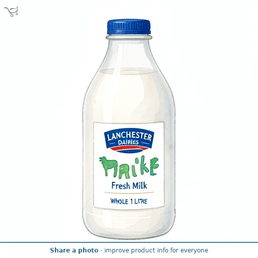 Lanchester Dairies Fresh Milk Whole 1 Litre