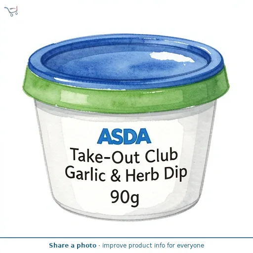 ASDA Take-Out Club Garlic & Herb Dip 90g