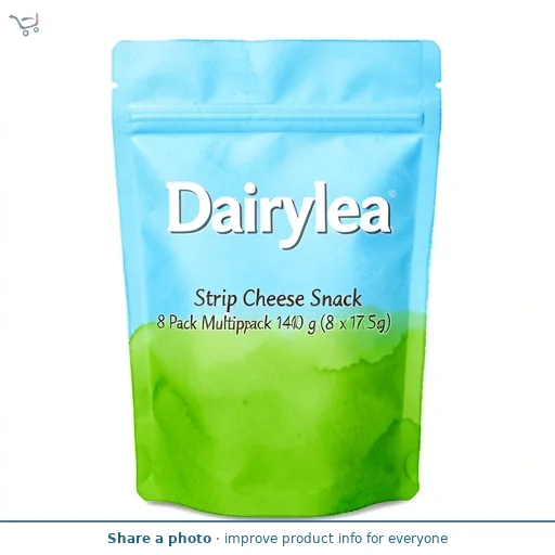 Dairylea Strip Cheese Cheese Snack 8 pack Multipack (8 x 17.5g) 140 g