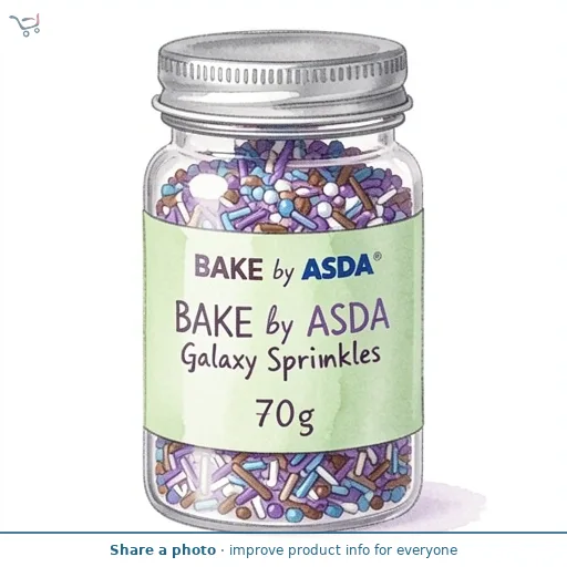 BAKE by ASDA BAKE by ASDA Galaxy Sprinkles 70g