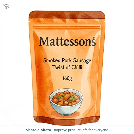 Mattessons Smoked Pork Sausage Twist of Chilli 160g