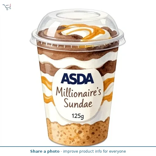 ASDA Millionaire's Sundae 125g