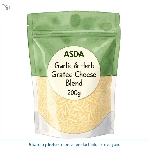 ASDA Garlic & Herb Grated Cheese Blend 200g