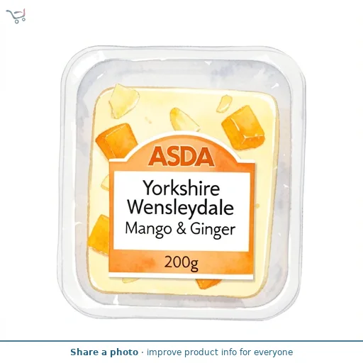 ASDA Yorkshire Wensleydale with Mango & Ginger 200g
