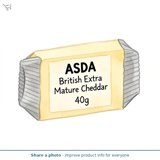 ASDA British Extra Mature Cheddar 40g