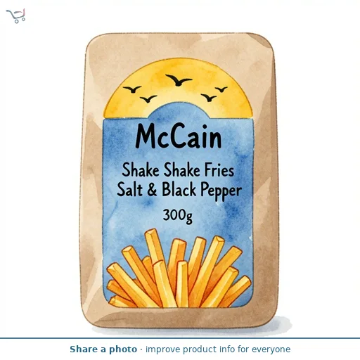 McCain Shake Shake Fries Salt & Cracked Black Pepper