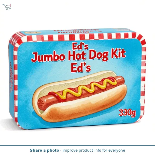 Ed's Jumbo Hot Dog Kit 330g