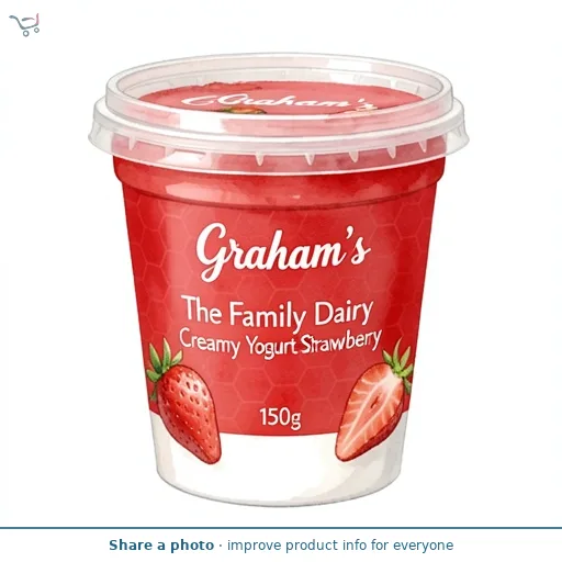 Graham's The Family Dairy Creamy Yogurt Strawberry 150g