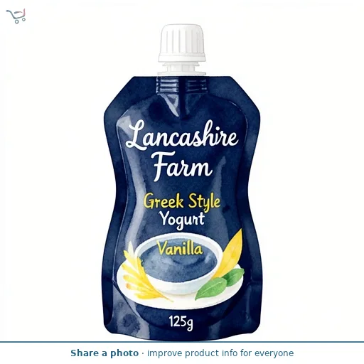 Lancashire Farm Greek Style Yogurt Vanilla 125g
