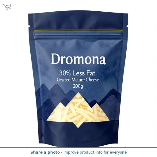 Dromona 30% Less Fat Grated Mature Cheese 200g