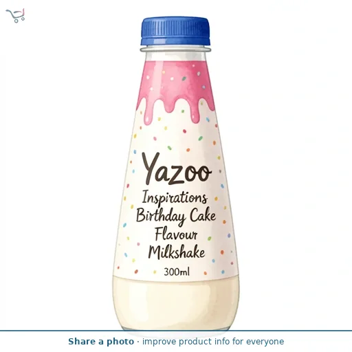 Yazoo Inspirations Birthday Cake Flavour Milkshake 300ml
