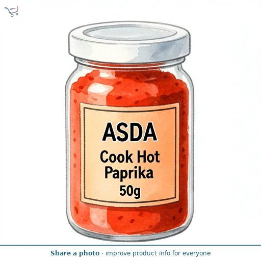 ASDA Cook Hot Paprika 50g