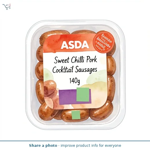 ASDA Sweet Chilli Pork Cocktail Sausages 140g