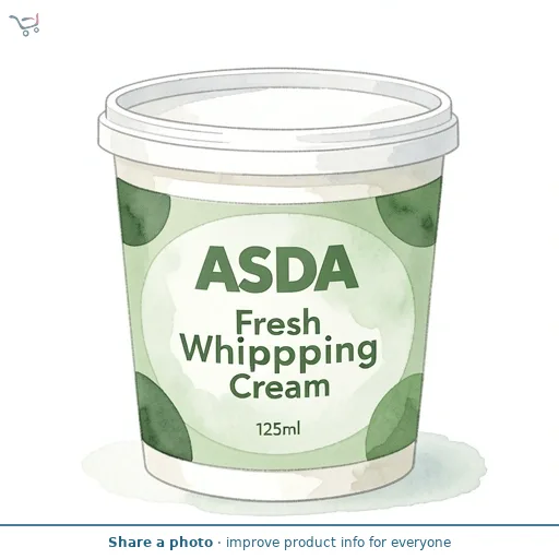 ASDA Fresh Whipping Cream 125ml