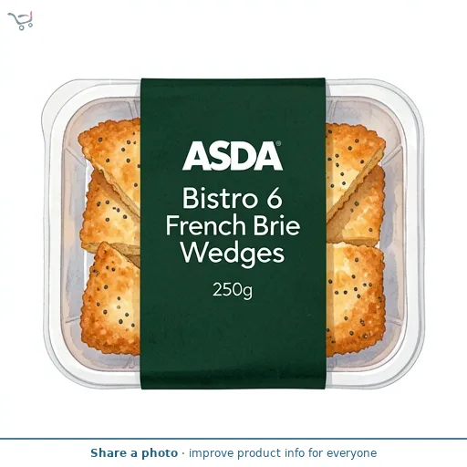 ASDA Bistro 6 French Brie Wedges 250g