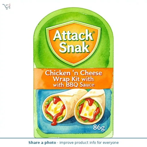 Attack A Snak Chicken And Cheese Wrap Kit