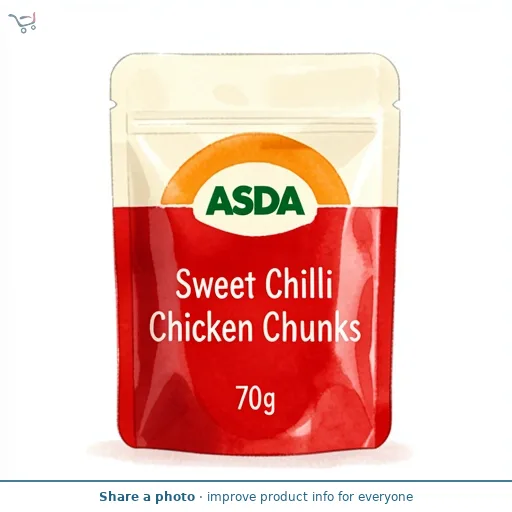 ASDA Sweet Chilli Chicken Chunks 70g
