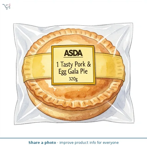 ASDA 1 Tasty Pork & Egg Gala Pie 320g