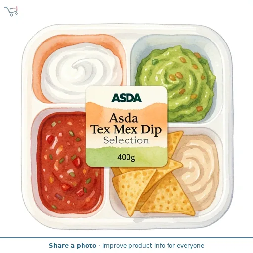 ASDA Asda Tex Mex Dip Selection 400g