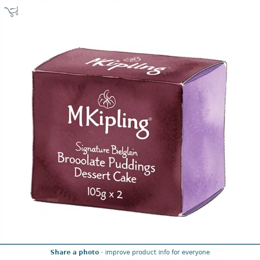 Mr Kipling Signature Belgian Chocolate Brownie Pudding Cake Dessert 2x105g